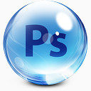 PhotoshopAdobe CS5的玻璃图标