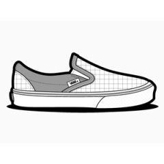 货车网格鞋van-slip-ons-shoes-icons