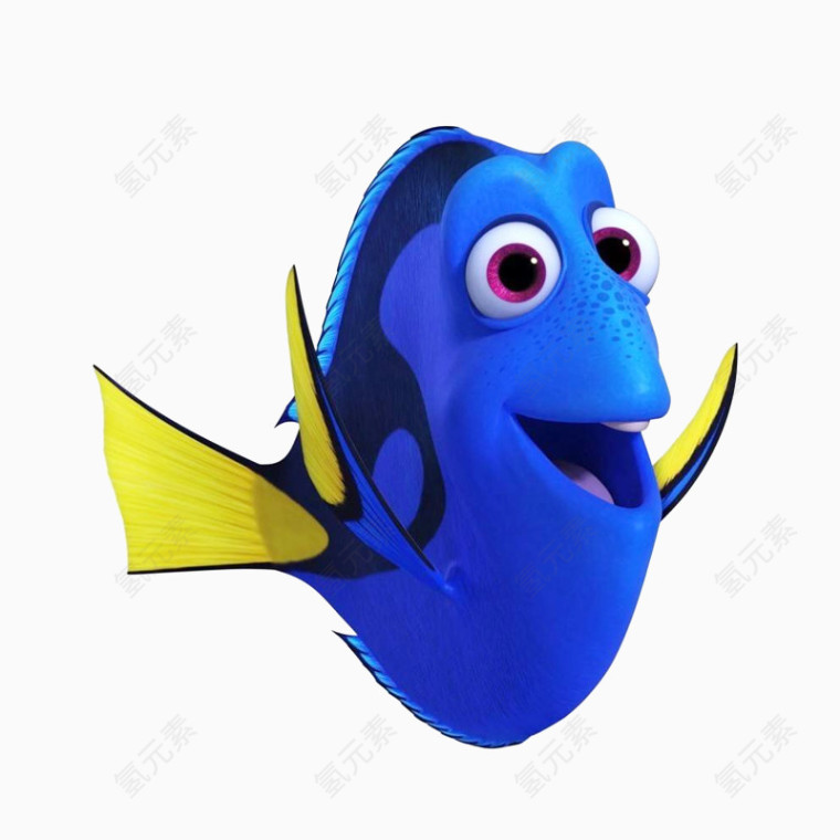 蓝色海底小鱼