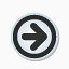 导航正确的框架super-mono-black-sticker-icons