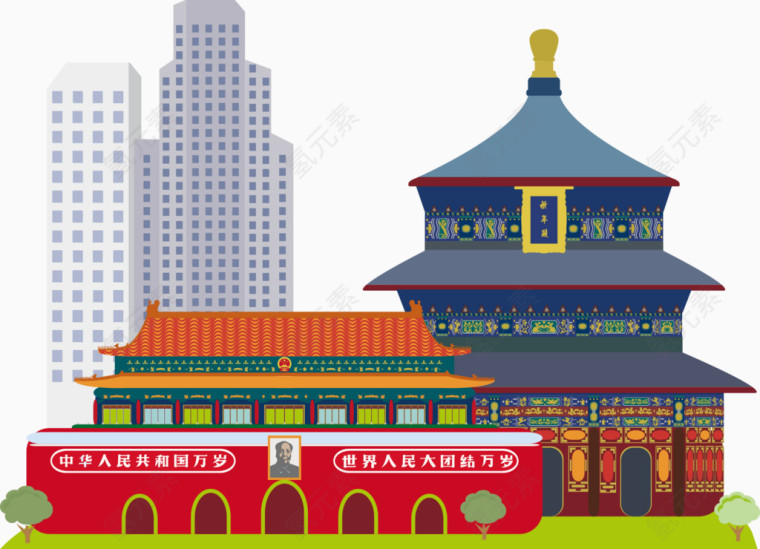 首都北京标志性建筑