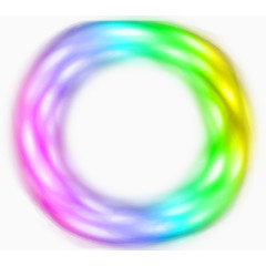彩色圆环效果元素