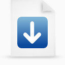 蓝色的文档文件纸papers-icons