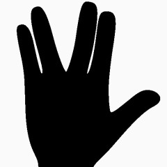 Cinema Star Trek Gesture Icon