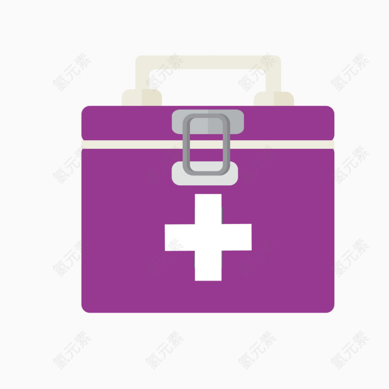 紫色药箱