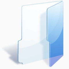 文件夹蓝色的places-crystal-style-icons