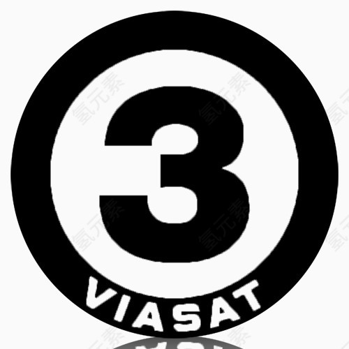 viasat公司黑色的镜子Tv-channel-icons