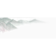 中国风水墨画山