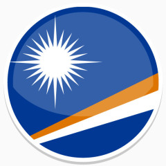 马歇尔岛屿Flat-Round-World-Flag-icons