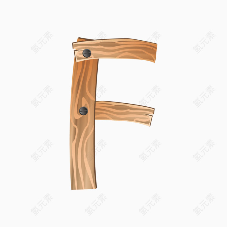 木纹英文字母字体F