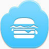 汉堡Blue-Cloud-icons