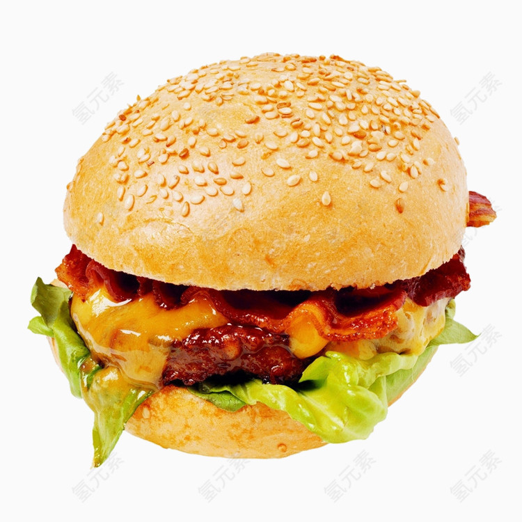 汉堡食物免抠PNG图片