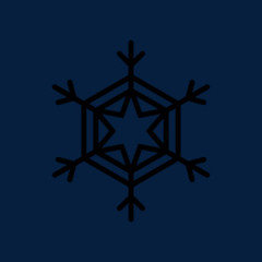 六个雪花snowflake-icons