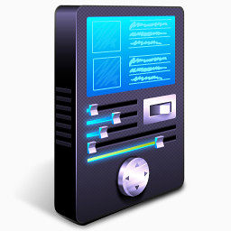 控制面板3 d-bluefx-desktop-icons