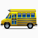 公共汽车学校黄色的才华横溢的