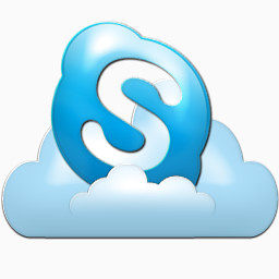 二甲苯Skype云社会图标
