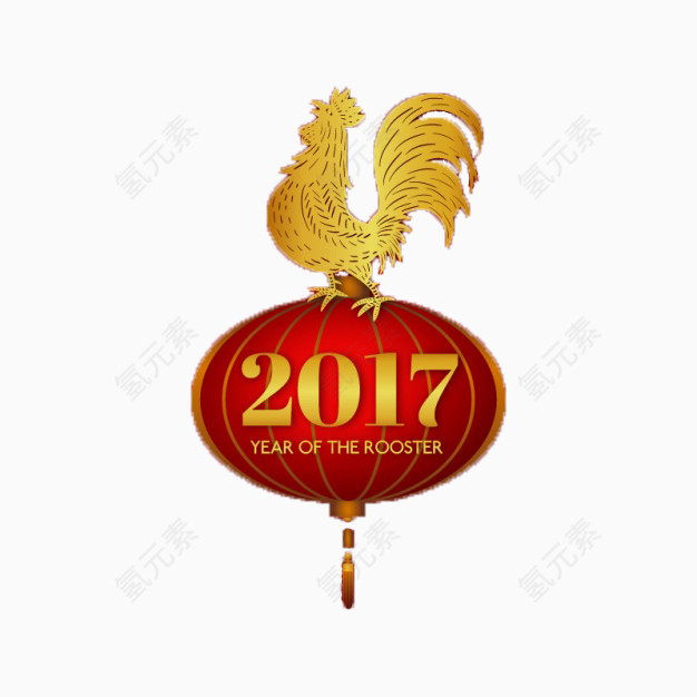 2017鸡年喜庆装饰元素