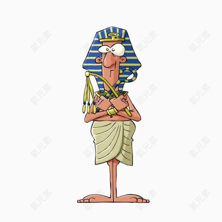 卡通埃及人物形象