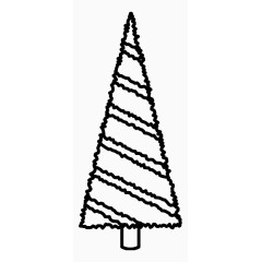 圣诞节树Christmas-Trees-Line-Craft-icons