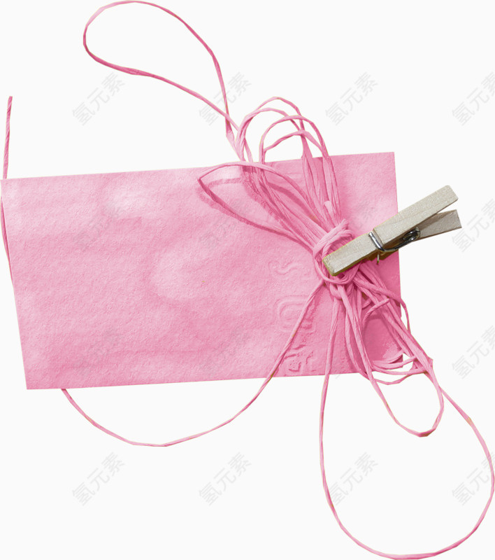 粉红色的信封