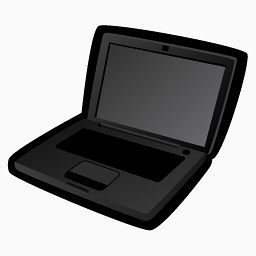 苹果笔记本电脑黑色的Smoothicons 