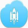 空间航天飞机Blue-Cloud-icons