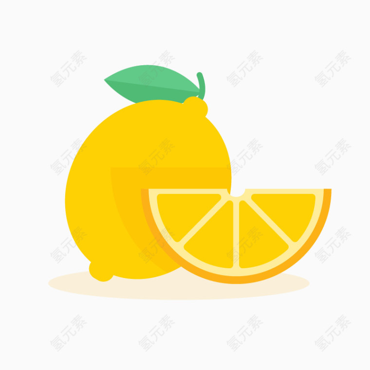 彩绘橙子水果
