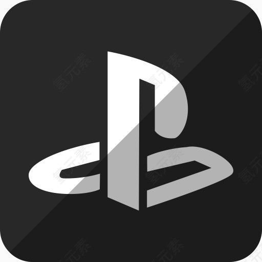 PlayStation社会阴影圆角矩形