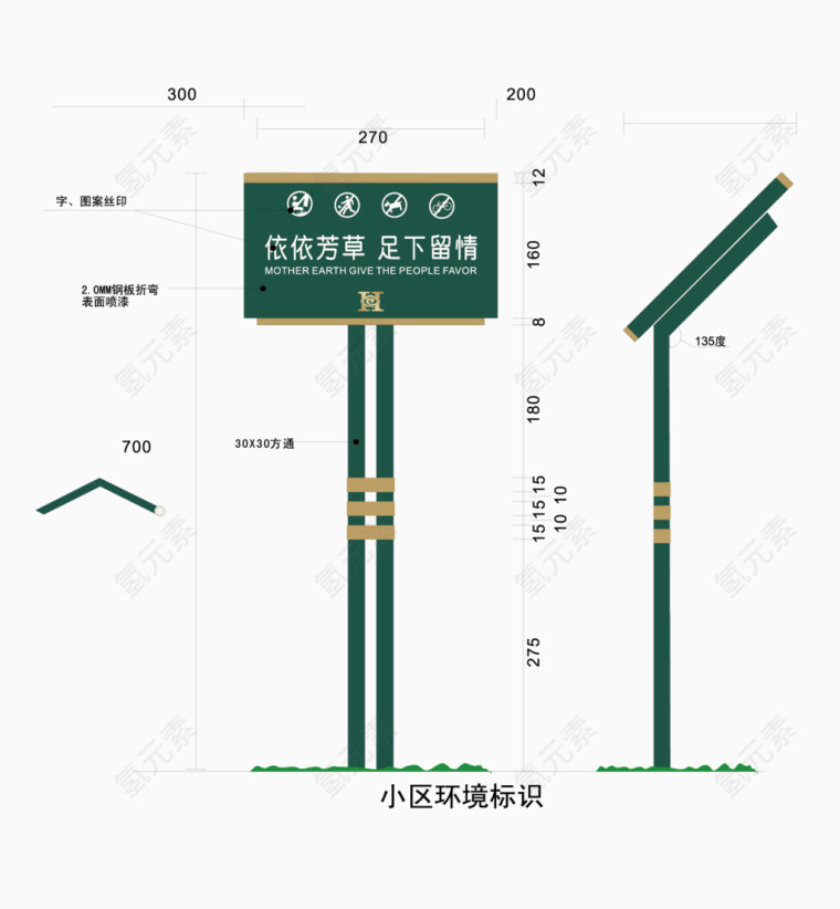 小区环境导视系统