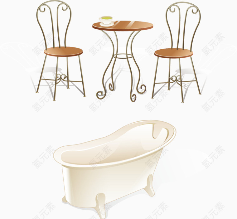 桌子和浴室