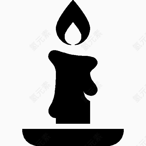 Holidays Christmas Candle Icon