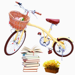 自行车和书籍