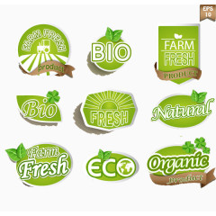绿色环保素材商标图片