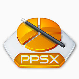 办公室powerpoint ppsx图标