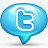 推特social-media-bubblicons-icons