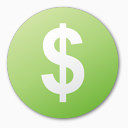 货币美元绿色现金钱硬币锡耶纳