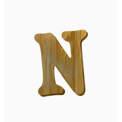 木纹字母N