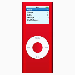 纳米红色的iPod