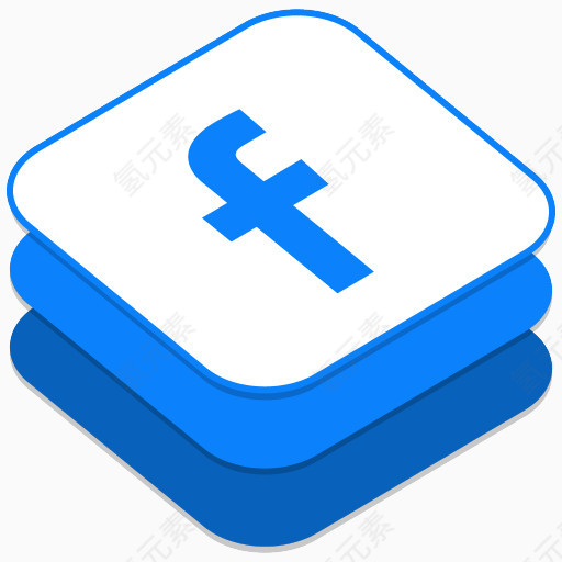 脸谱网IOS8-style-social-media-icons