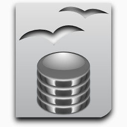 MIME应用越南盾绿洲OpenDocument数据库nouve侏儒灰色图标