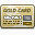 黄金信用卡信用卡的图标