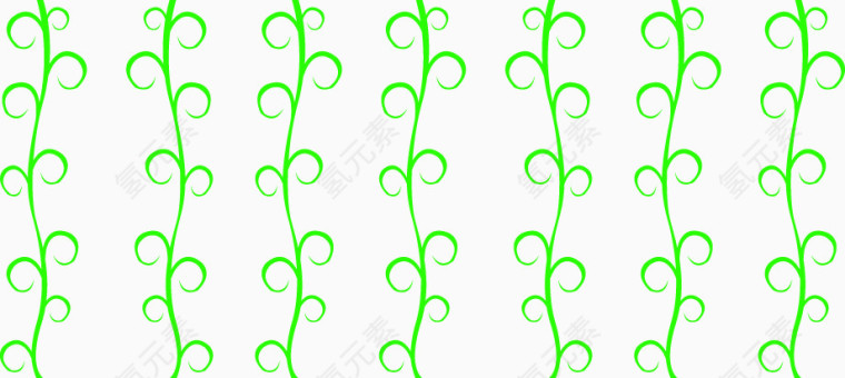 绿色花藤