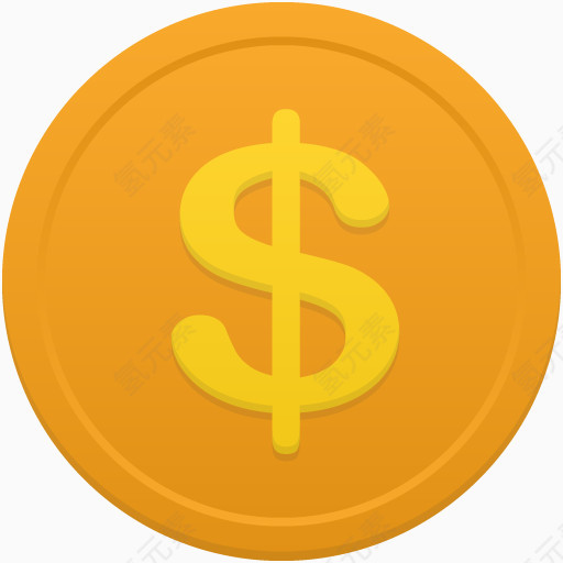 美元硬币图标
