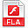 File extension fla Icon