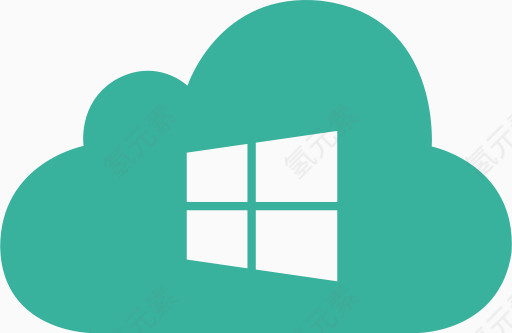 云微软操作系统系统Windows绿色云端网络图标版05 -免费