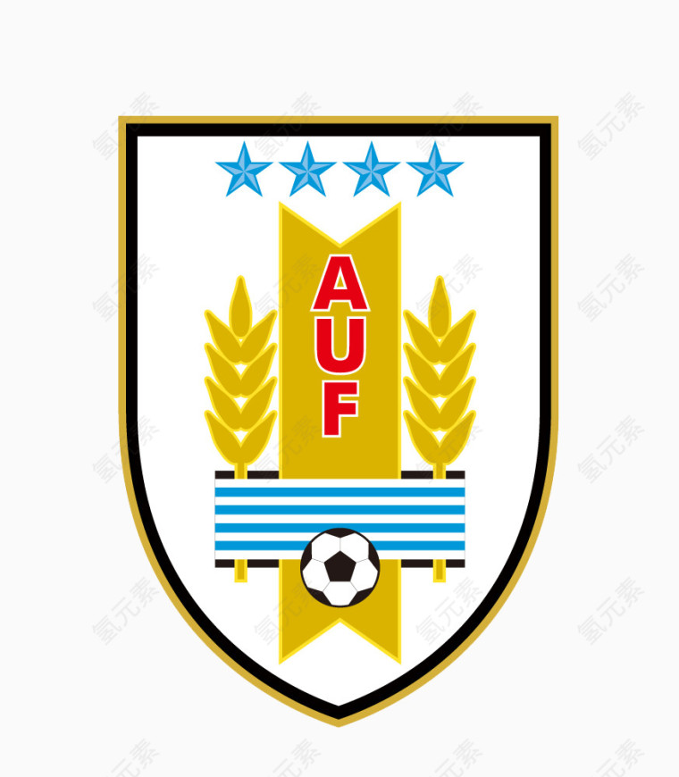 乌拉圭足球队队徽
