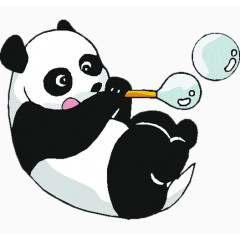 创意手绘可爱卡通熊猫
