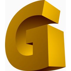3D立体字母G