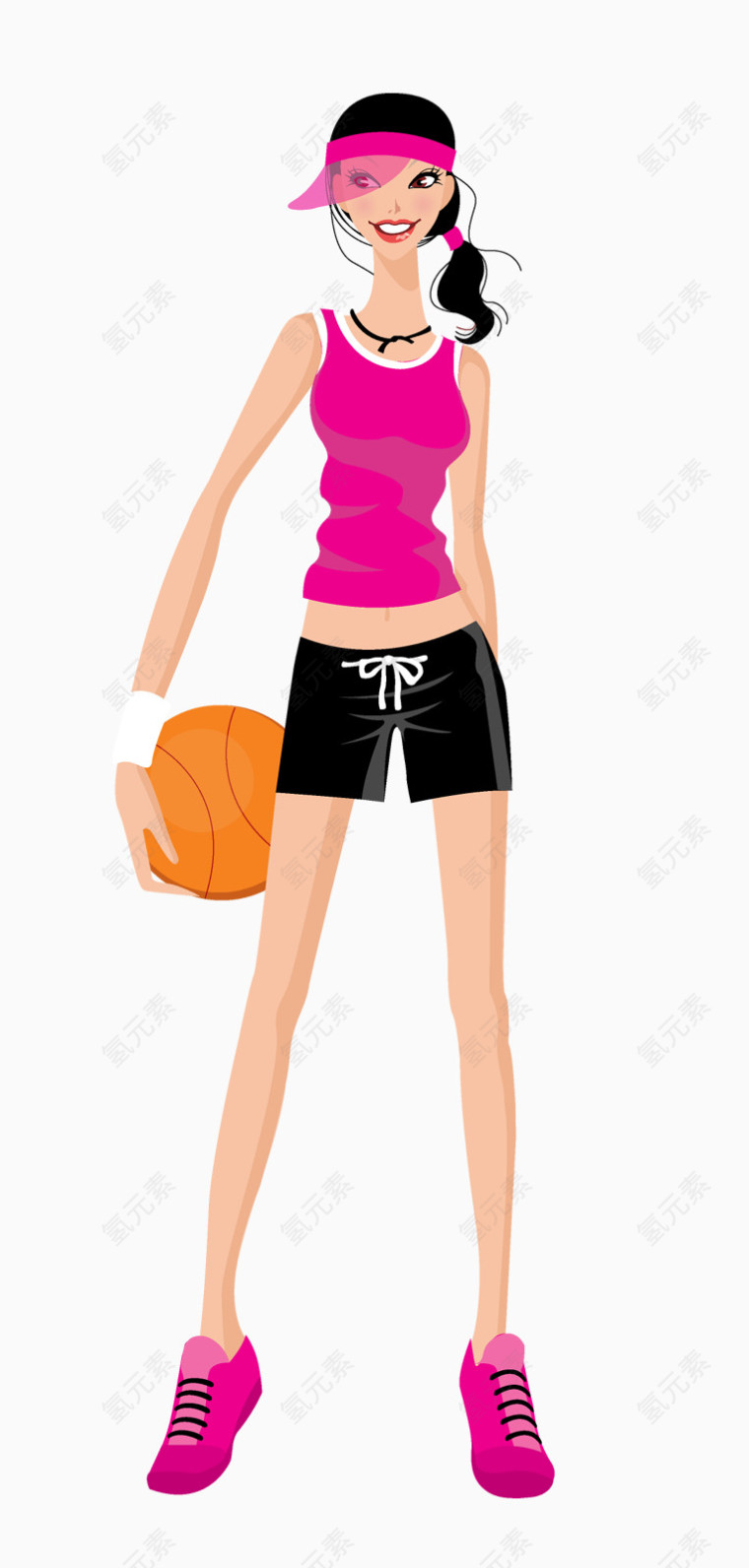 篮球时尚女孩