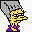 The Simpsons Family Grandma Bouvier Icon